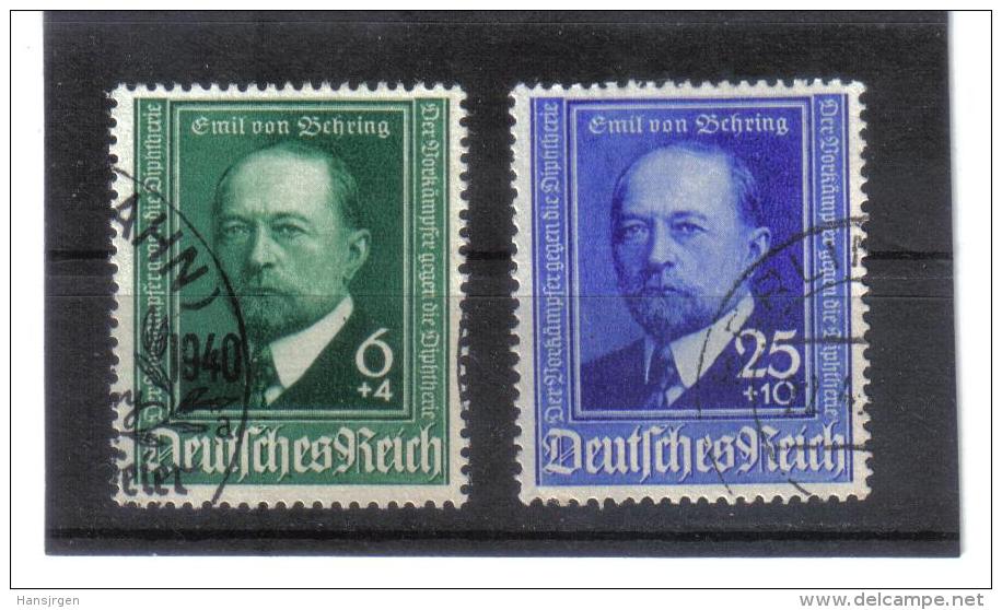 XAX222  DEUTSCHES REICH 1940  MICHL 760/61 Used / Gestempelt Siehe ABBILDUNG - Gebraucht