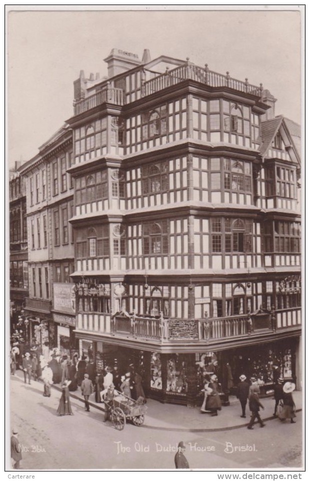 Cpa,royaume-uni,angleterre,somerset,BRISTOL  THE CITY En 1900,the Old Dutch House - Bristol