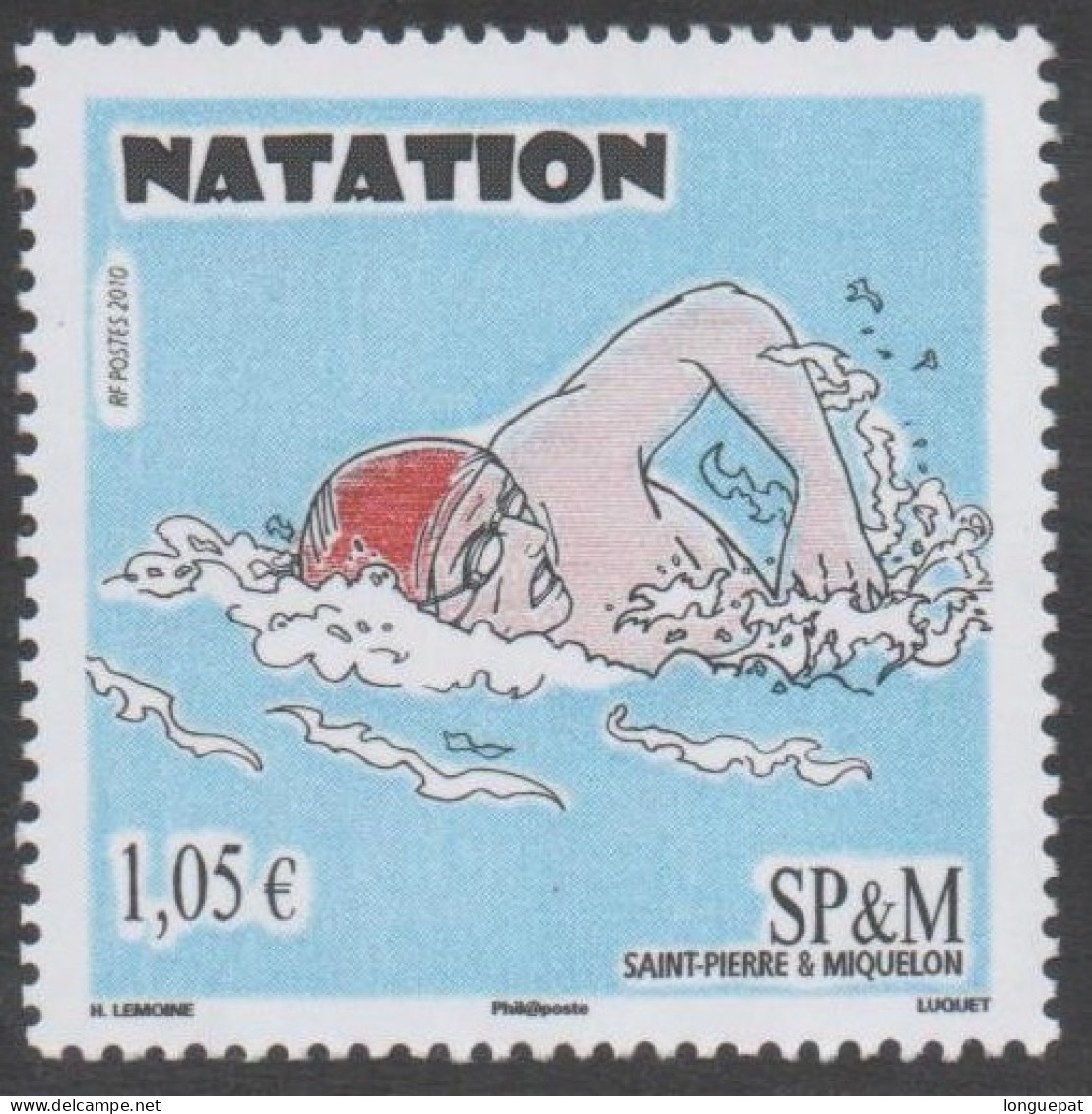 SAINT-PIERRE Et MIQUELON - Sport - Natation - - Unused Stamps