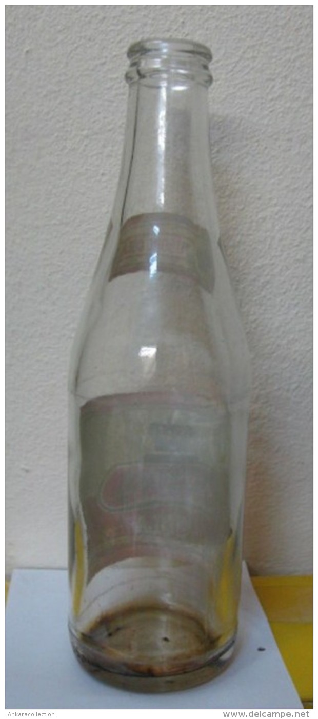 AC - TUBORG COLA EMPTY GLASS BOTTLE FROM TURKEY VERY RARE TO FIND - Soda