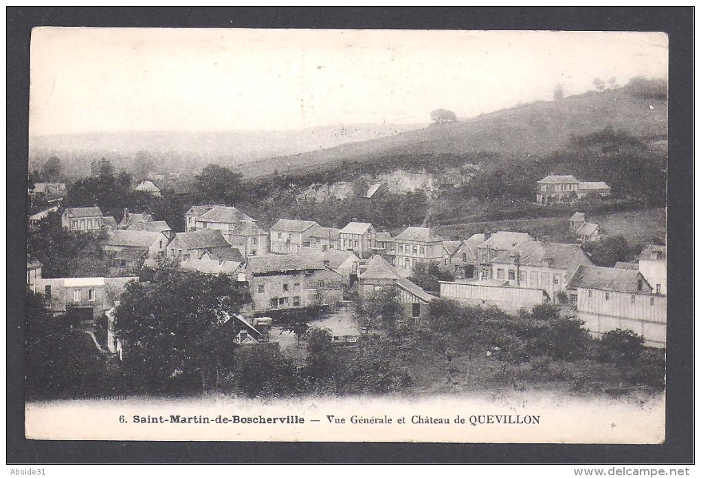 SAINT MARTIN DE BOSCHERVILLE - Vue Générale Et Château De Quevillon - Saint-Martin-de-Boscherville