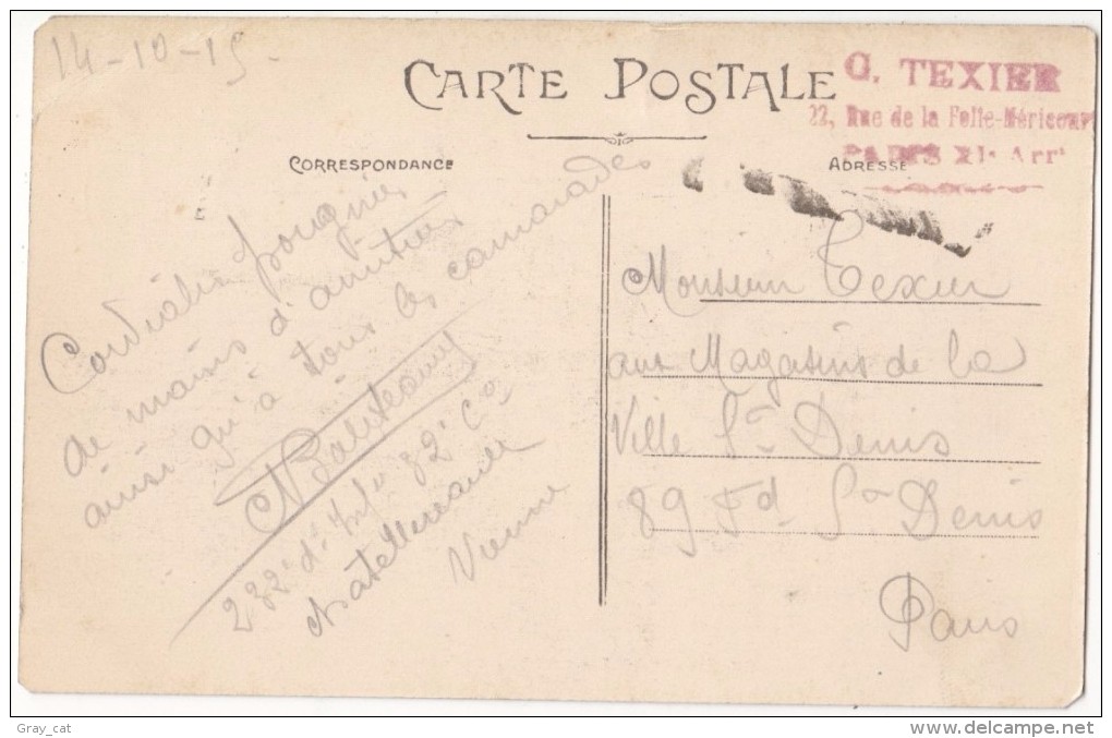 France, CHATELLERAULT, La Chute De L'Envigne, 1915 Used Postcard CPA [18226] - Chatellerault