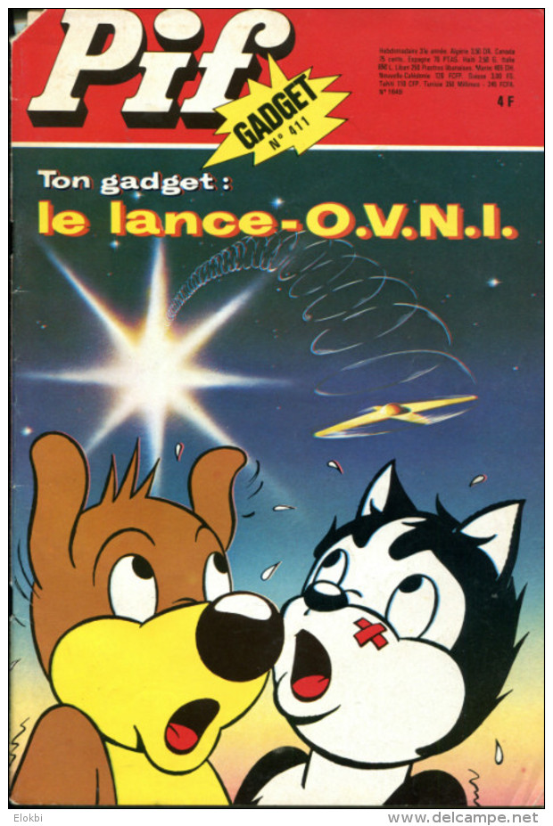 Pif Gadget N°411-  Sandberg Père & Fils - Fanfan La Tulipe - Pif Gadget