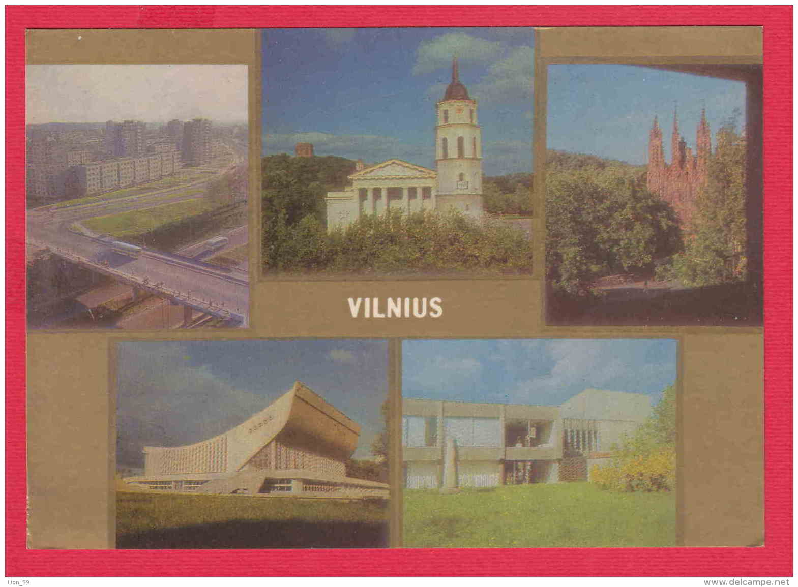 215899 / Vilnius - 5 VIEW , SPORT HALL , ART EXHIBITION HALL , ST. ANNE'S , CASTLE , Lithuania Lituanie Litaue - Lituanie