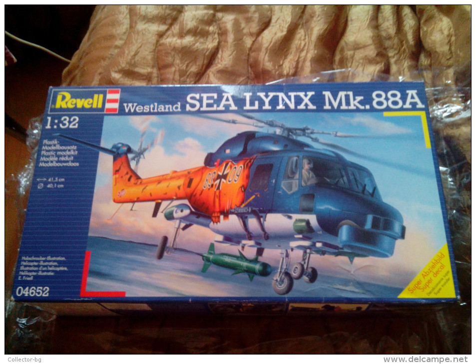 RARE NEW IN BOX REVELL GERMANY WESTLAND SEA LYNX MK. 88A 1:32 SCALE 42CM.HUGE HELICOPTERS - Elicotteri