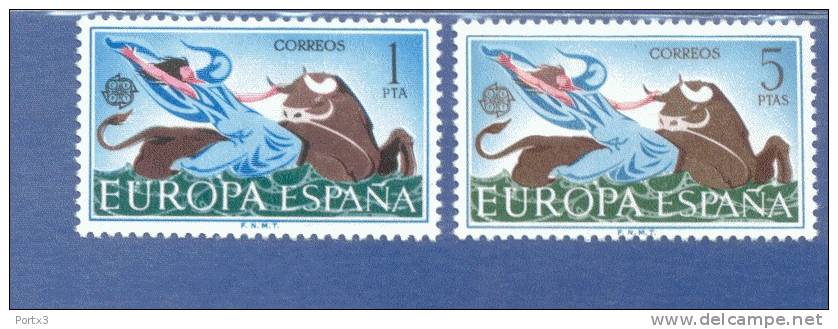 CEPT Spanien 1642 - 1643 ** Postfrisch MNH - 1966