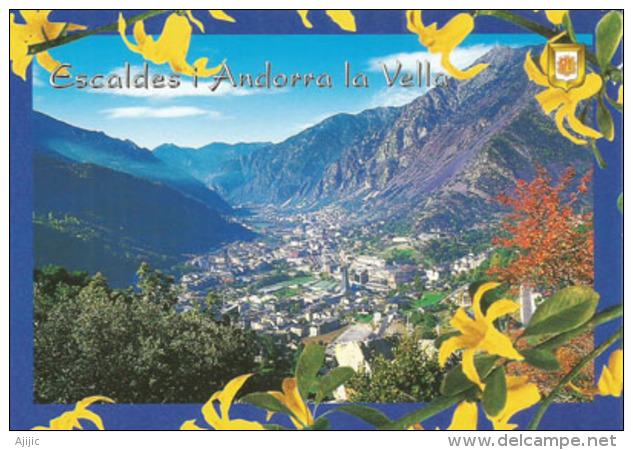 Vallées Des Escaldes En Andorre, Carte Postale Neuve, Non Circulée. - Andorre
