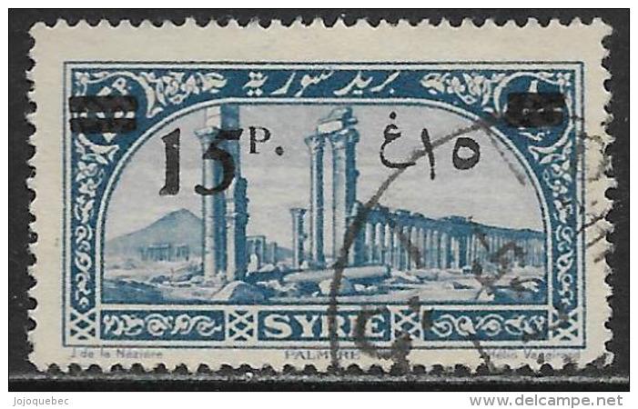 Syrie Oblitérér No: 183, Y & T, Surchargé, USED, SURCHARGED - Oblitérés