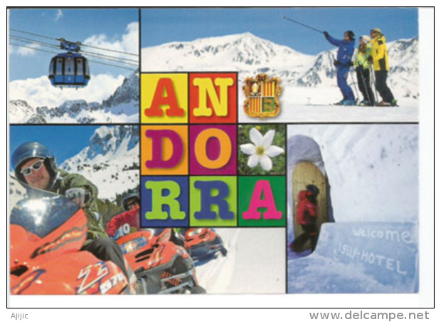 L'Andorre L'Hiver, Carte Postale Neuve, Non Circulée. - Andorre