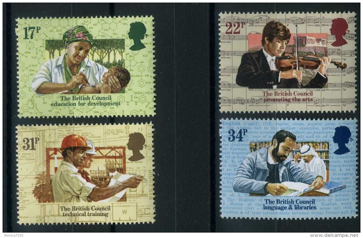 GRANDE-BRETAGNE (  POSTE ) : Y&amp;T  N°  1146/1149  TIMBRES  NEUFS  AVEC  TRACE  DE  CHARNIERE , A  VOIR . - Nuevos