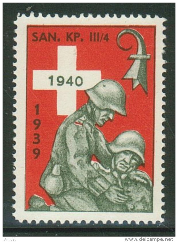 Suisse /Schweiz/Switzerland // Vignette Militaire// Sanität San.Kp. III/4No.42 - Vignettes