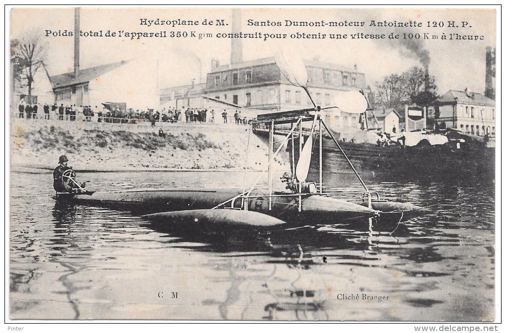 HYDROPLANE DE M. Santos Dumont - Autres & Non Classés