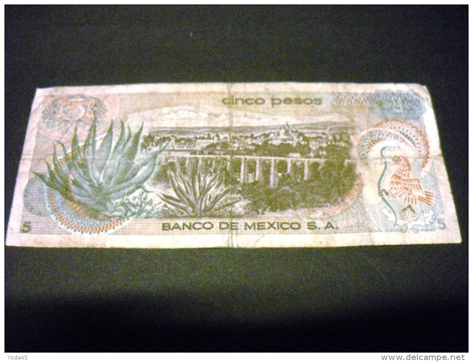 MEXIQUE 5 Pesos 27/06/1972,pick KM N° 62 C, MEXICO - Mexique