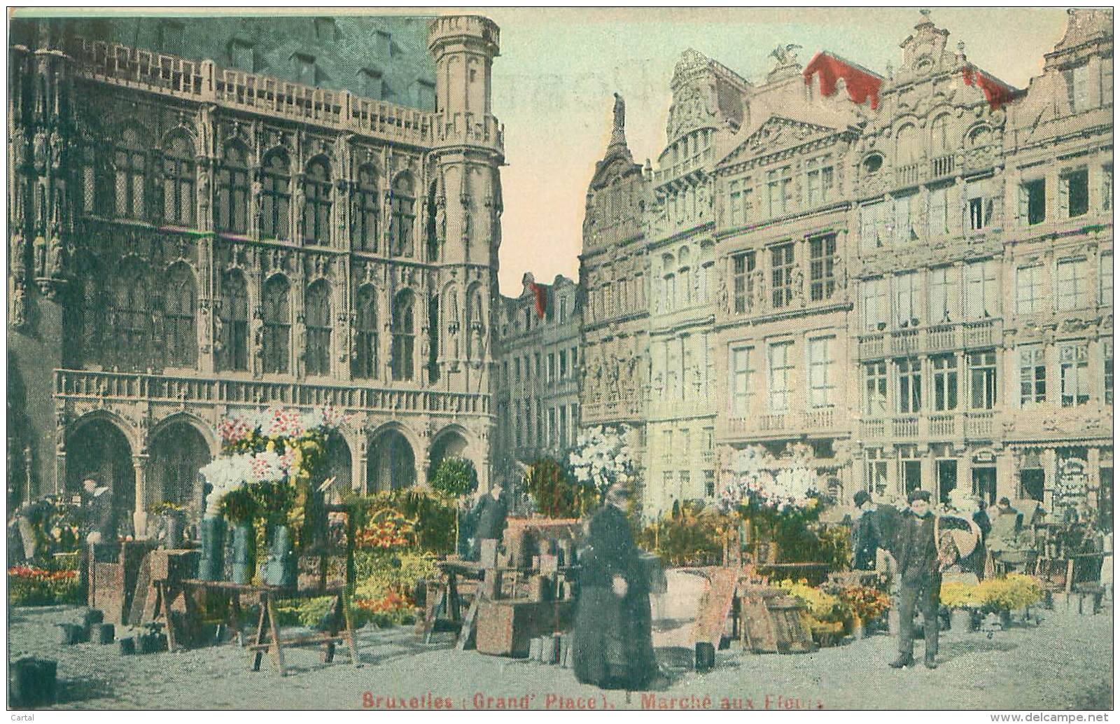 BRUXELLES - Grand'Place - Marché Aux Fleurs - Markten