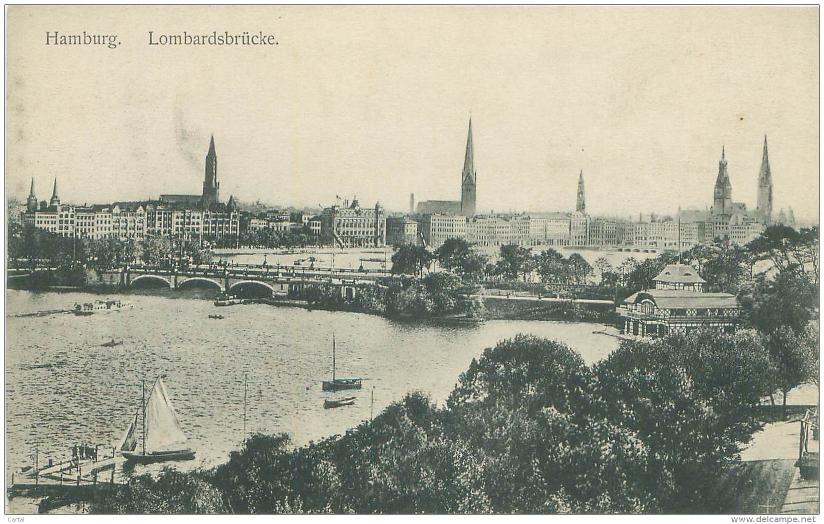 HAMBURG - Lombardsbrücke - Andere & Zonder Classificatie