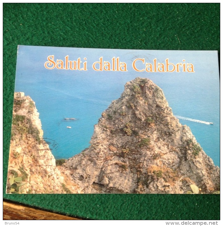 Cartolina Saluti Dalla Calabria Viaggiata - Altri & Non Classificati