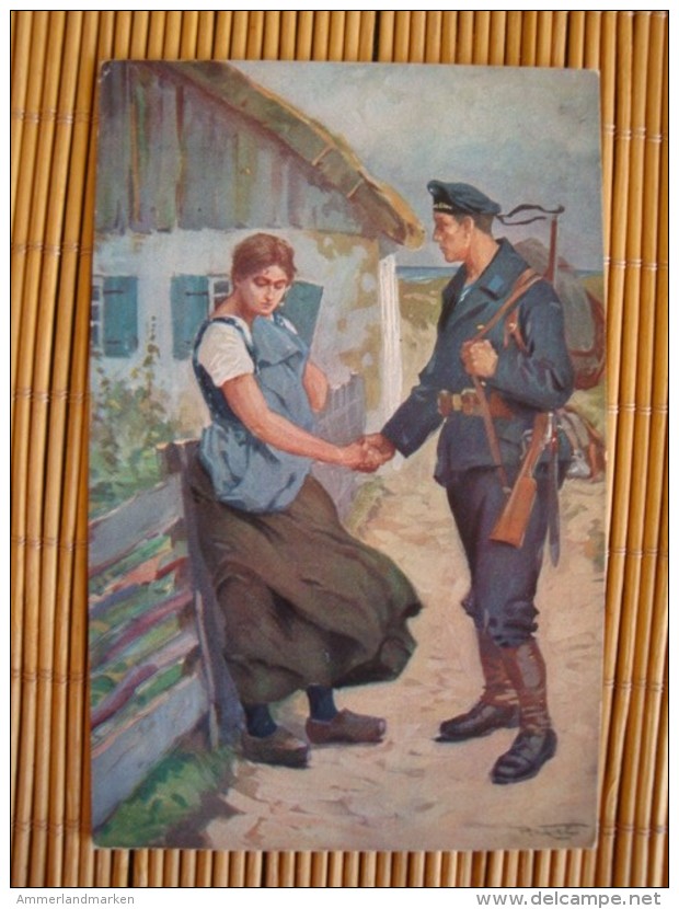 Wohlfahrtskarte Der Sammlung Zur Unterstützung Der Kriegs-Invaliden Der Kaiserlichen Marine, Ungelaufen ! - Weltkrieg 1914-18