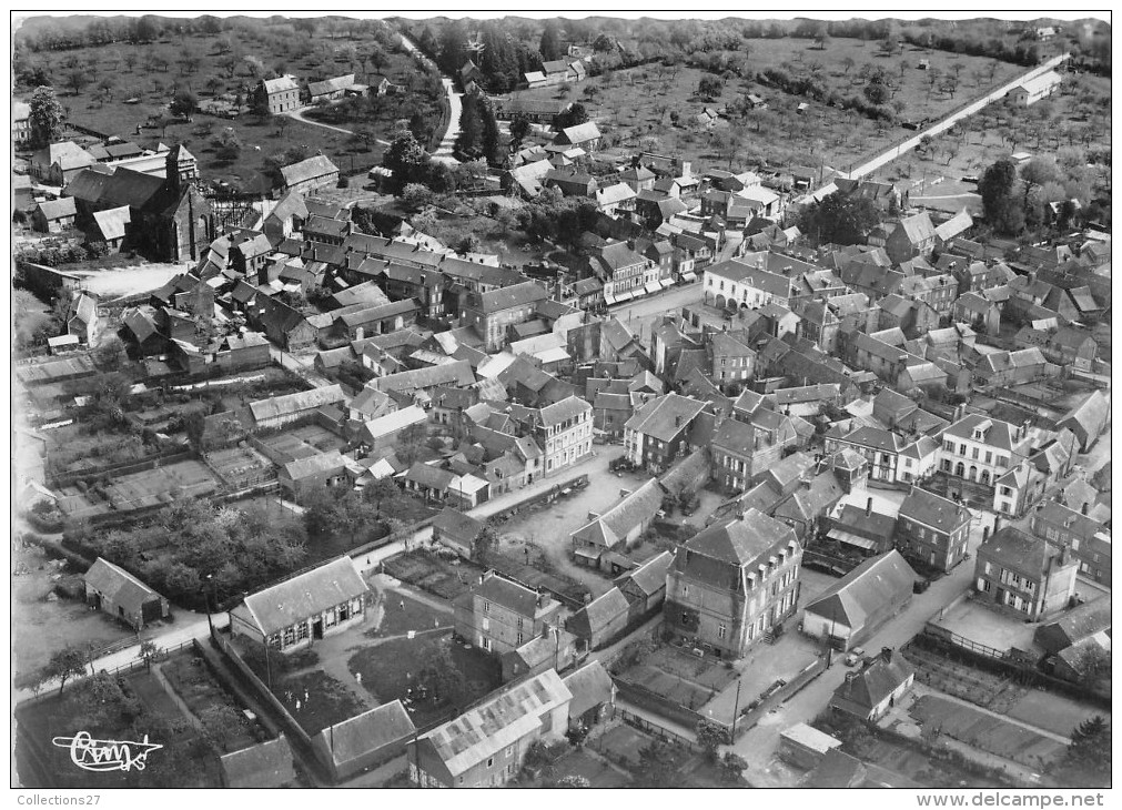 61-LE SAP- VUE AERIENNE - ROUTE DU SAP ANDRE - Autres & Non Classés