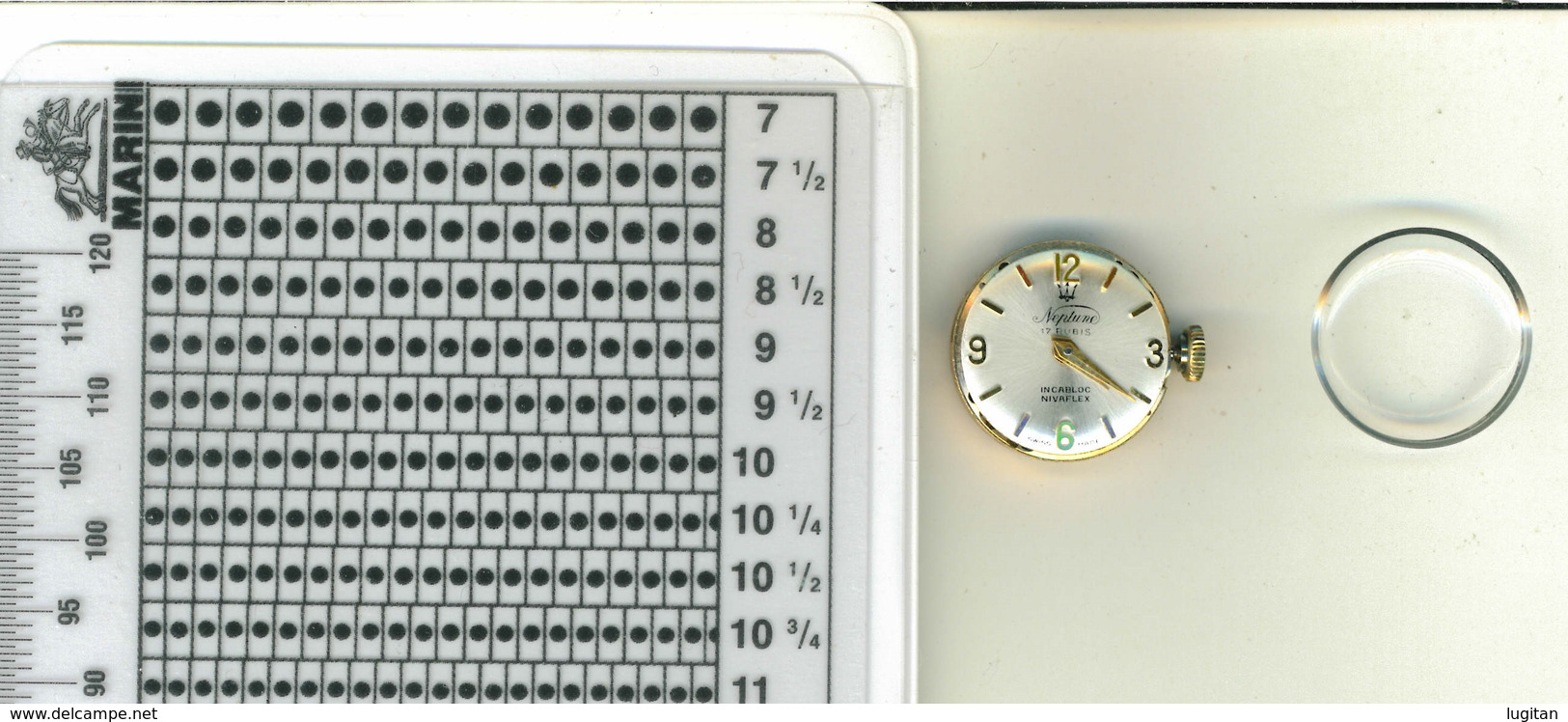 SOLO MECCANISMO ROLEX OROLOGIO DA DONNA POLSO - NEPTUNE ORO E 17 RUBINI - FUNZIONANTE - ADATTO A RICAMBISTI - Orologi Da Polso