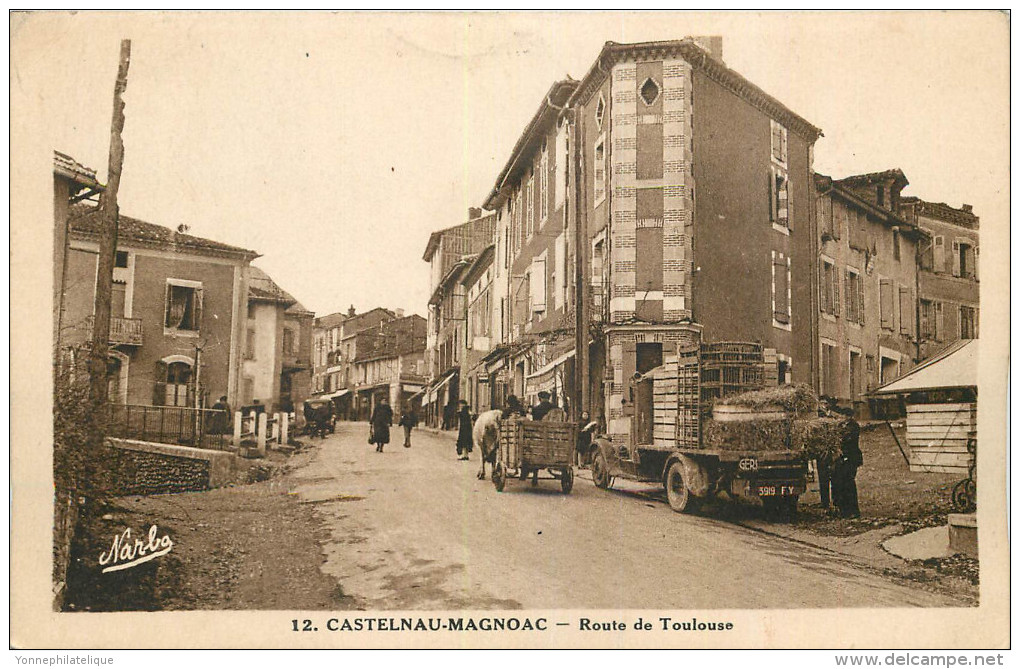 65 -HAUTES  PYRENEES - Castelnau Magnoac - Route De Toulouse - Castelnau Magnoac