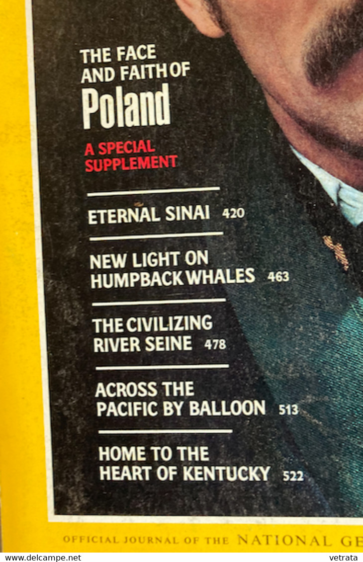 NATIONAL GEOGRAPHIC Vol. 161, N°4, 1982 : The Face & Faith Of Poland (avec Dépliant  :  The Face And Faith Of Pologne/Je - Géographie