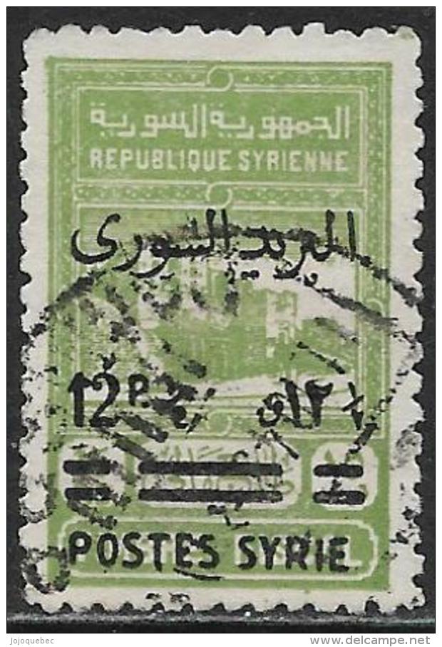 Syrie Oblitérér No: 288, Y & T, Surchargé, USED, SURCHARGED - Oblitérés