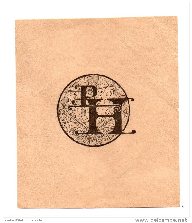 Ex-libris.P.H.80 X  68 Mm. - Bookplates