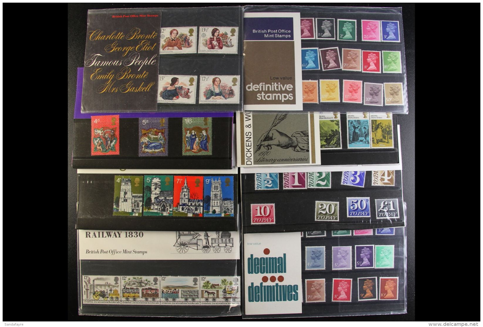 1968-1980 SMALL PRESENTATION PACKS Lightly Duplicated Accumulation Of Commemorative And Definitive Packs In A Box.... - Altri & Non Classificati