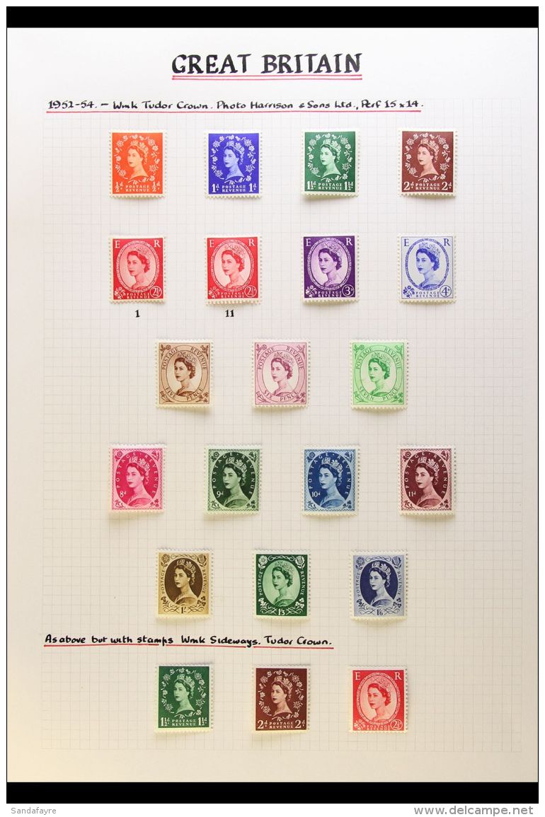 1952-1970 COMPLETE SUPERB MINT COLLECTION On Leaves, Inc 1952-54 Set, Plus Wmk Sideways &amp; Wmk Inverted Sets,... - Altri & Non Classificati