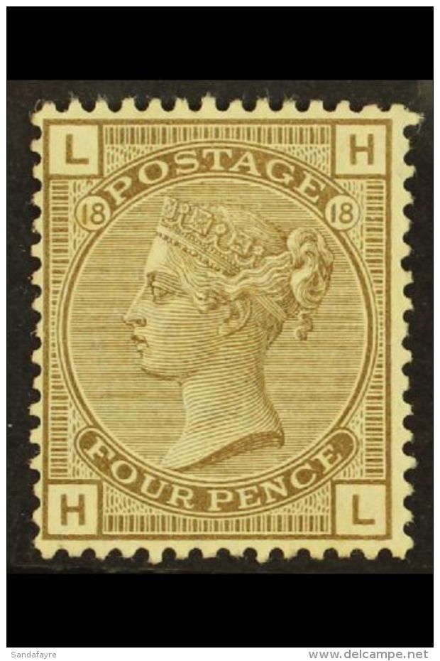 1880 4d Grey Brown, SG 160 Pl 18, Very Fine And Fresh Mint Part Og, Faint Gum Bend. Lovely Stamp. For More Images,... - Altri & Non Classificati