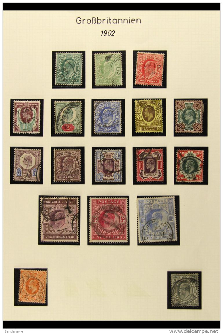 1902-51 USED COLLECTION ALL DIFFERENT, Includes 1902-13 KEVII Set To 10s (c.d.s. Postmark But Thinned), 1912-24,... - Altri & Non Classificati