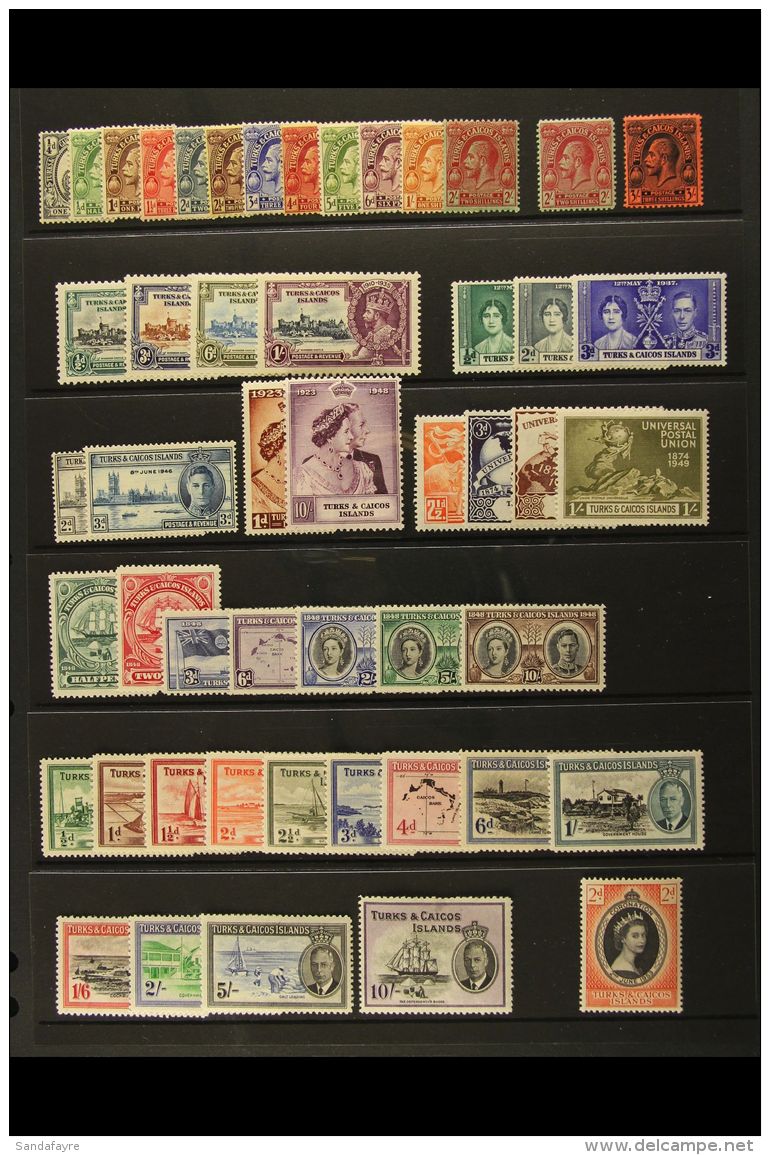 1882-1967 ALL DIFFERENT MINT COLLECTION Which Includes 1889 1d On 2&frac12;d, 1893-95 Set Of Three, 1901-04 Set To... - Turks E Caicos