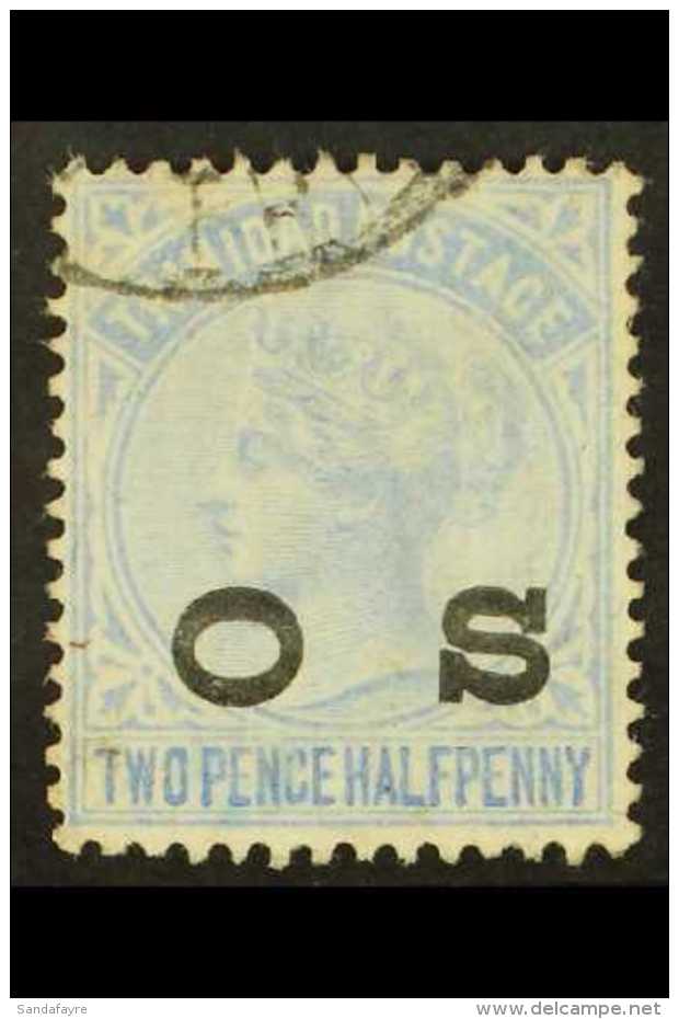 OFFICIAL 1894 2&frac12;d Bright Blue, SG O3, Very Fine Used. For More Images, Please Visit... - Trindad & Tobago (...-1961)