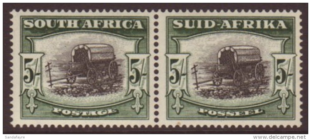 1947-54 5s Black &amp; Deep Yellow Green, SG 122a, Never Hinged Mint For More Images, Please Visit... - Non Classificati