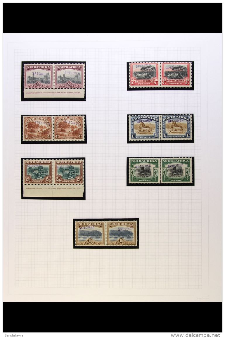 1927-30 London Pictorial Definitives Set With SPECIMEN Handstamps, SG 34s/9s, Generally Fine Mint, But A Number... - Non Classificati