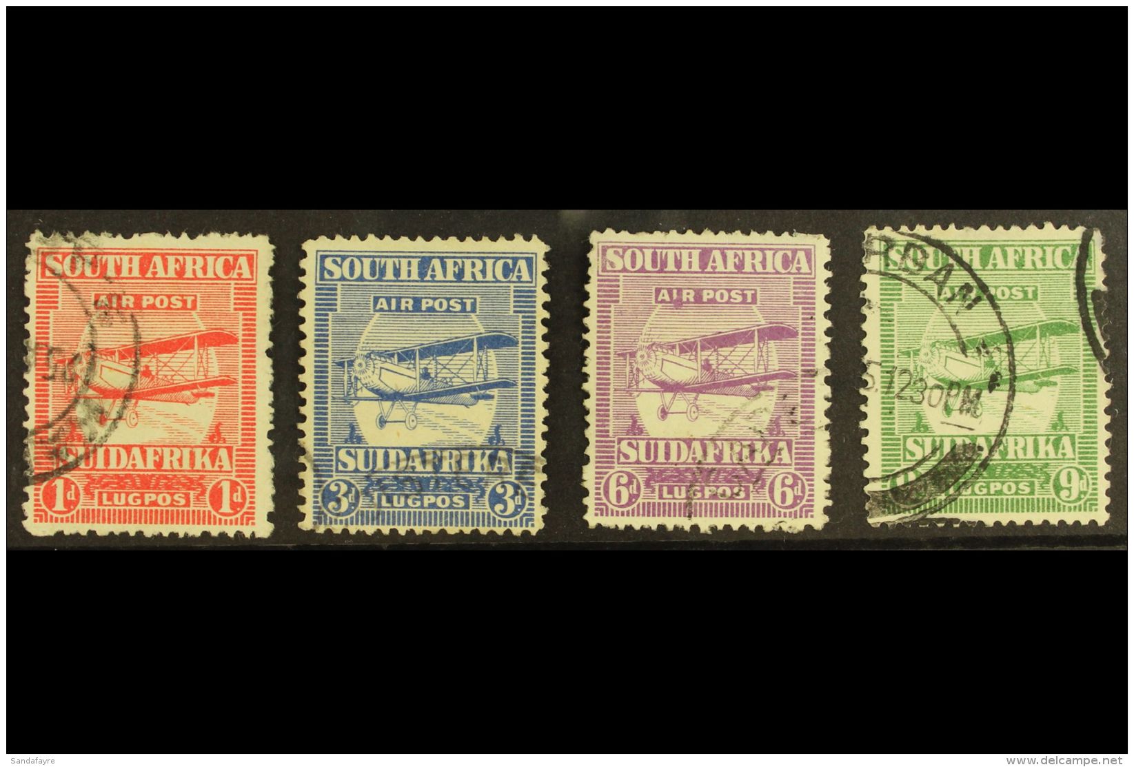 1925 Airmail Complete Set, SG 26/9, Very Fine Used (4). For More Images, Please Visit... - Non Classificati