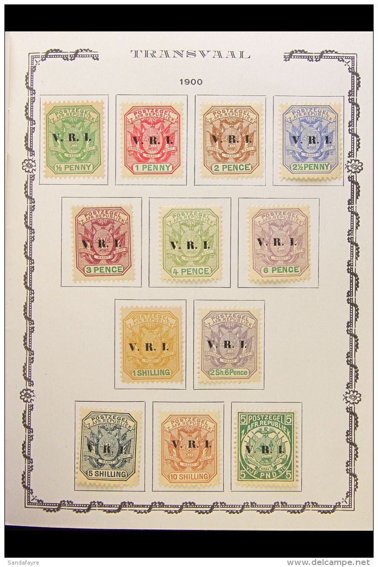 TRANSVAAL 1885-1901 Fine Mint Collection (presumably Chiefly Reprints) In A Small Printed Album. (63 Stamps) For... - Non Classificati