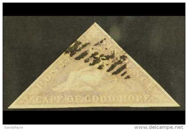 CAPE OF GOOD HOPE 1855-63 6d Pale Rose-lilac, SG 7, Fine Used With Small Part Triangular Pmk And 3 Large Margins.... - Non Classificati