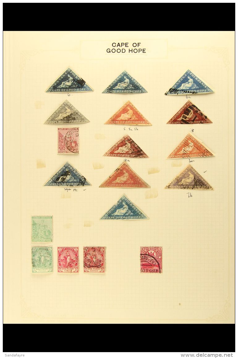 CAPE OF GOOD HOPE 1855-1904 MINT &amp; USED COLLECTION - Begins With A Useful Range Of Triangles Including 1855-63... - Non Classificati