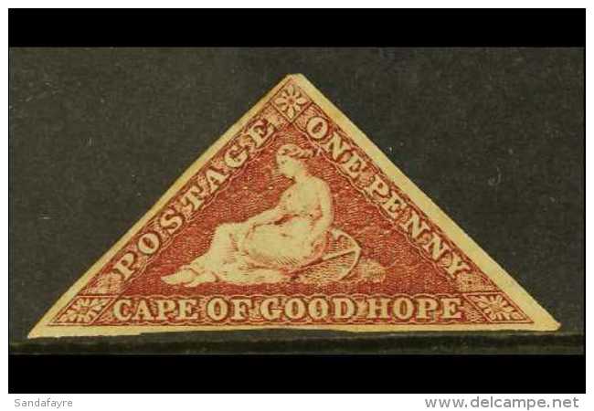 CAPE OF GOOD HOPE 1863-64 1d Deep Carmine-red, SG 18, Fine Mint With Part OG And Three Clear Margins. For More... - Non Classificati