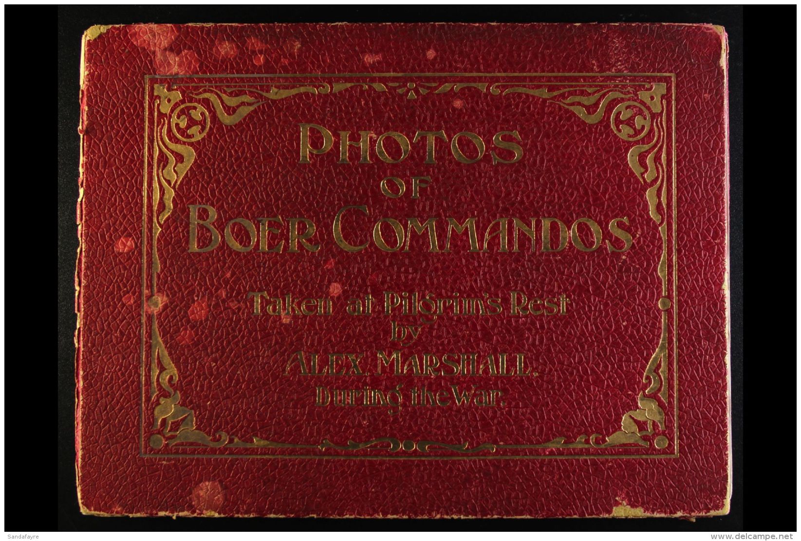 BOER WAR "PHOTOS OF BOER COMMANDOS" - BOOK Containing 26 Plates Of Pictures Taken C.1900 At Pilgrim's Rest By Alex... - Non Classificati