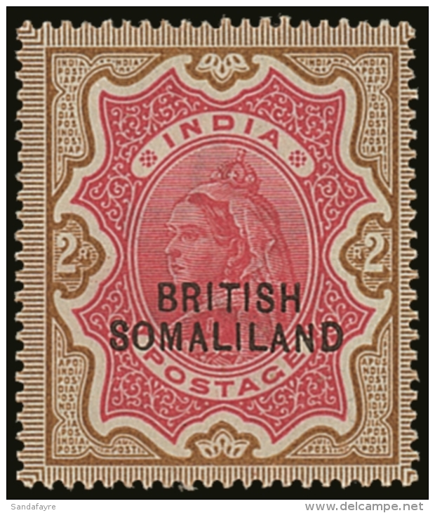 1903 2r Carmine And Yellow- Brown With Opt At Bottom, SG 22, Lightly Hinged Mint. For More Images, Please Visit... - Somaliland (Protettorato ...-1959)