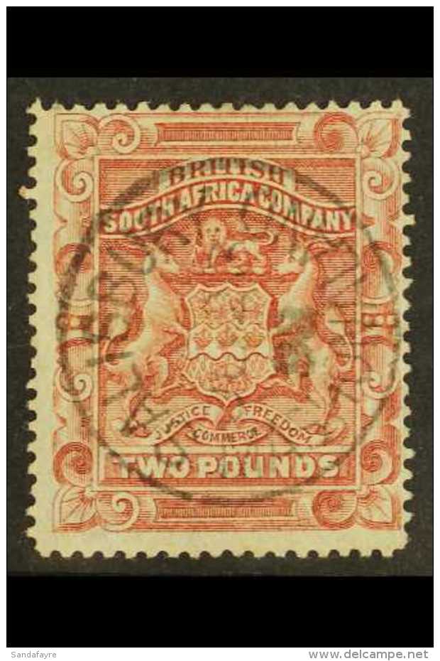 1892-93 &pound;2 Rose-red, SG 11, Very Fine Cds Used. For More Images, Please Visit... - Altri & Non Classificati