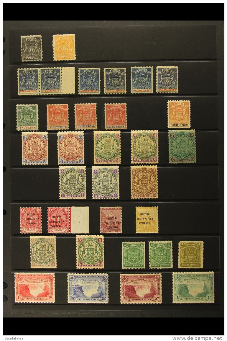 1892-1924 MINT SELECTION On Stock Pages. Includes 1892 1d &amp; 5s, 1892-94 Range To 8d, 1895 P12&frac12; 4d,... - Altri & Non Classificati