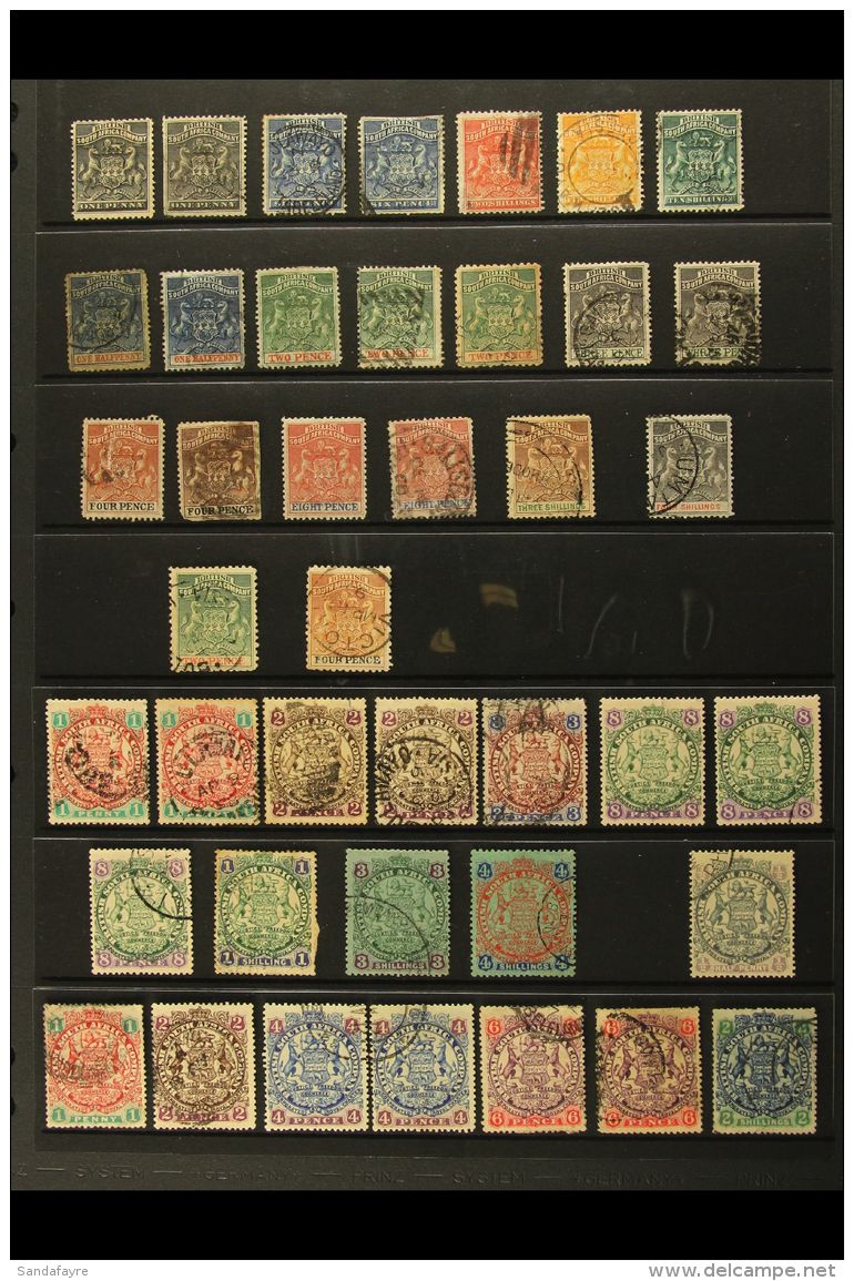 1892-1922 USED COLLECTION On A Pair Of Stock Pages. Includes 1892-93 Range To 10s, 1892-94 Range To 4s, 1895 Set,... - Altri & Non Classificati