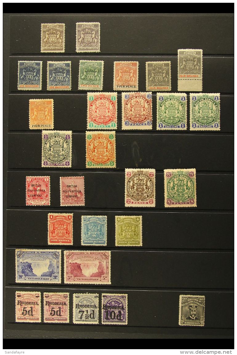 1892-1922 MINT SELECTION On A Stock Page. Includes 1892 1s &amp; 2s6d, 1892-94 Range To 4s, 1895 4d, 1896-97 Range... - Altri & Non Classificati