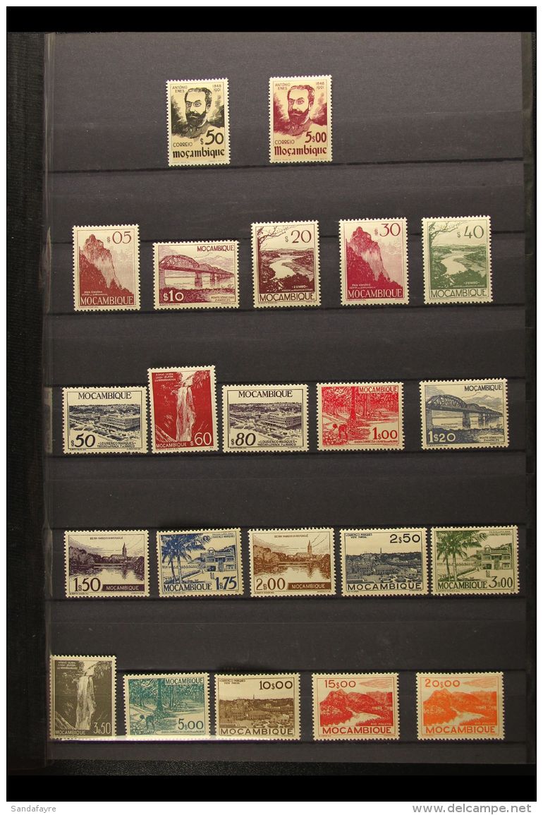 MOZAMBIQUE 1948-75 COMPLETE MINT / NHM COLLECTION Presented On Stock Book Pages. A Complete Run Of Postal Issues... - Altri & Non Classificati