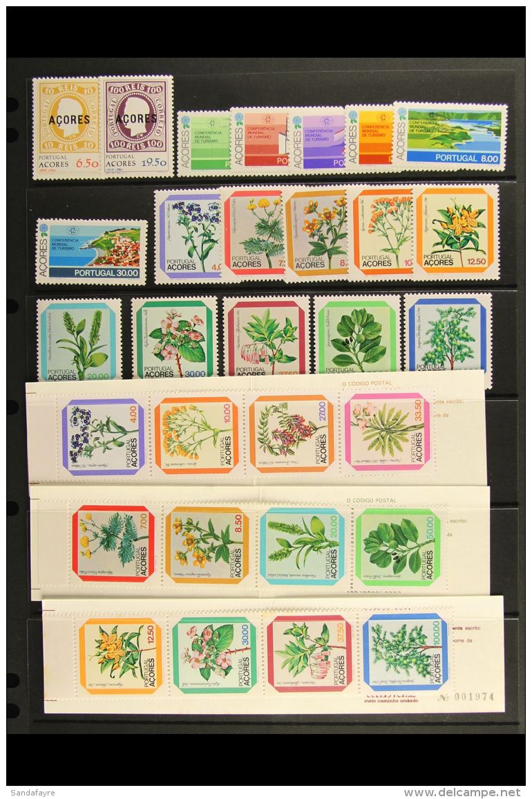 AZORES 1980-2006 Very Fine Never Hinged Mint Accumulation Incl. Sets, Miniature Sheets &amp; Booklets, We Note... - Altri & Non Classificati