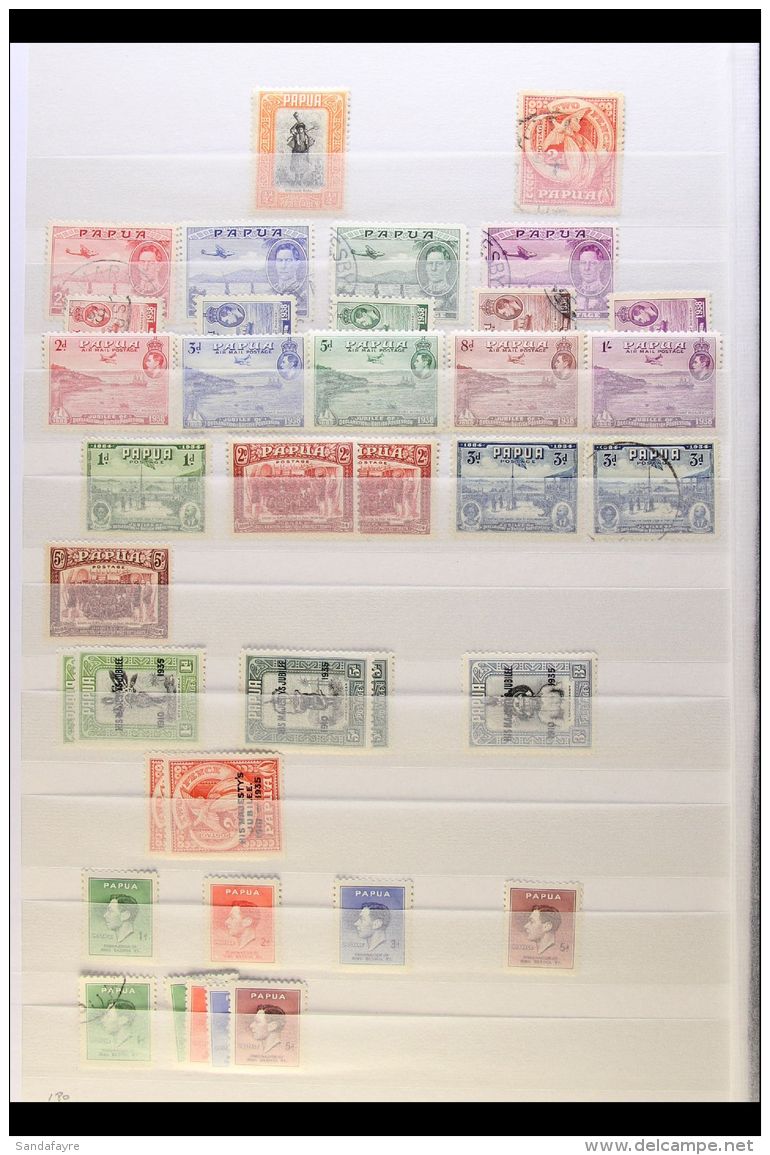 1901-1938 MINT AND USED COLLECTION On Stockleaves, Generally Fine And Fresh Condition. Note 1901-05 (wmk Horiz)... - Papua Nuova Guinea