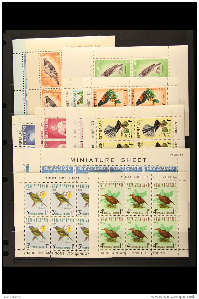 1960-69 Health Miniature Sheets COMPLETE COLLECTION On Stock Pages, Very Fine &amp; Fresh Condition (20 Sheets)... - Altri & Non Classificati